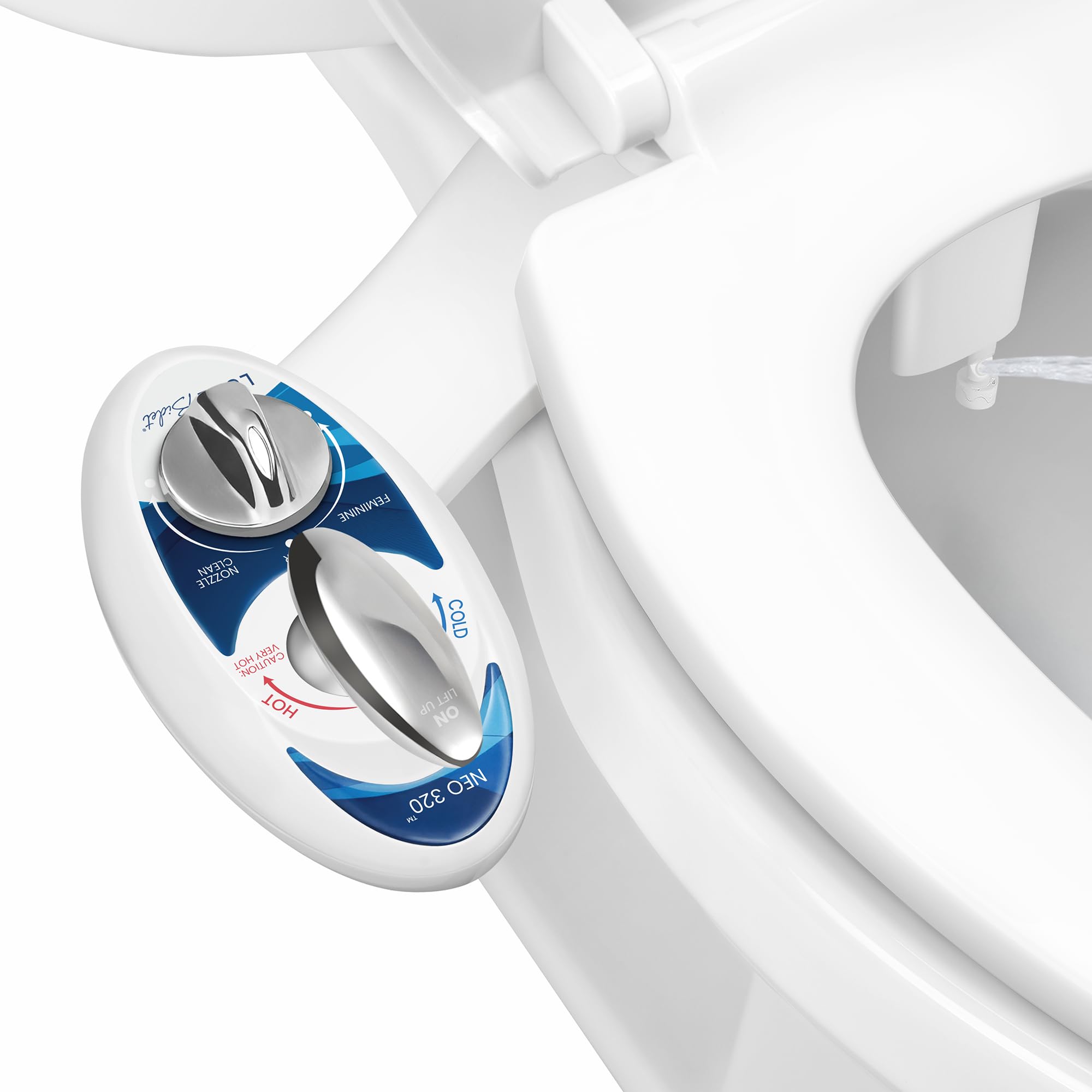 LUXE Bidet NEO 320 warm-water bidet attachment