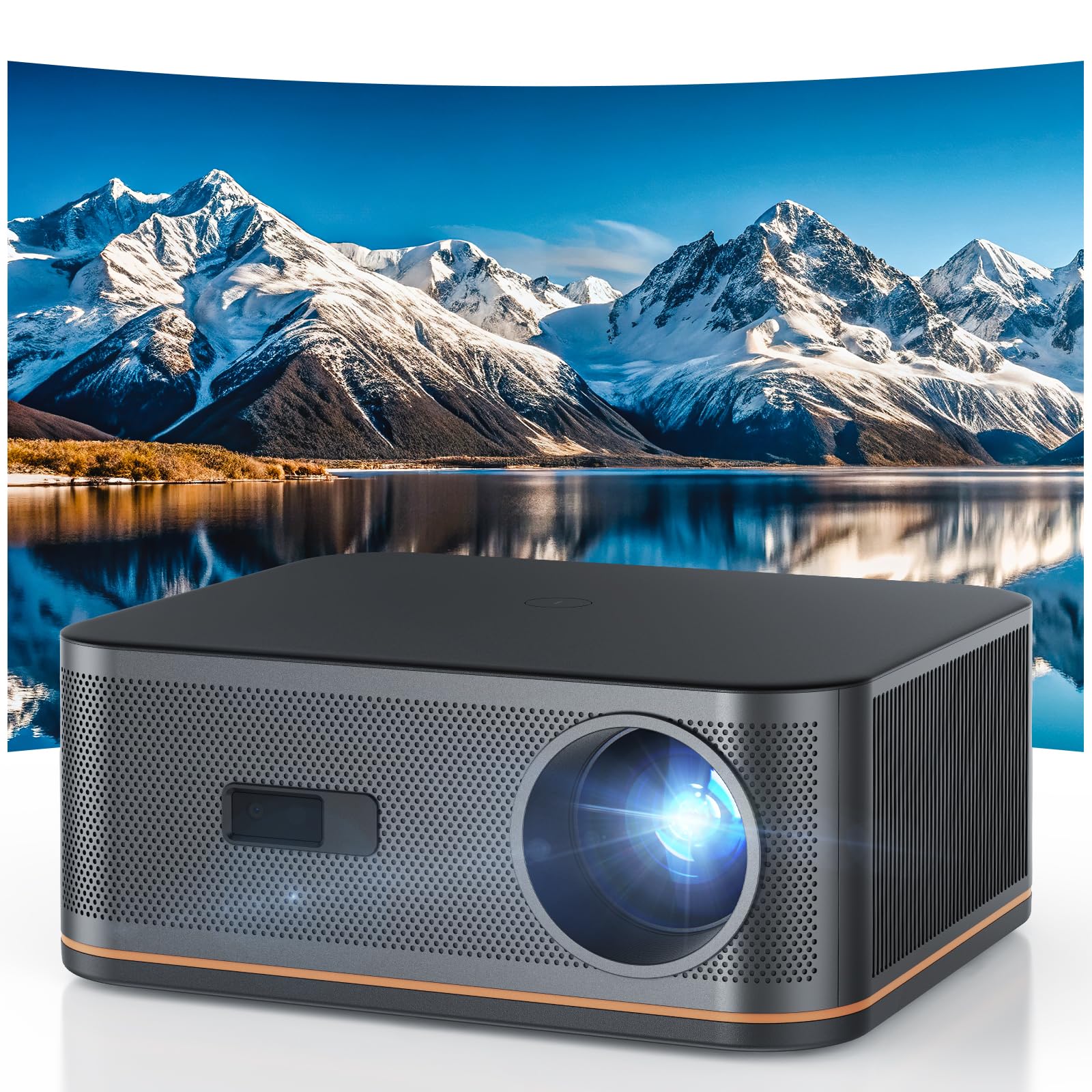 HAPPRUN 2000 ANSI 4K Decoding Projector