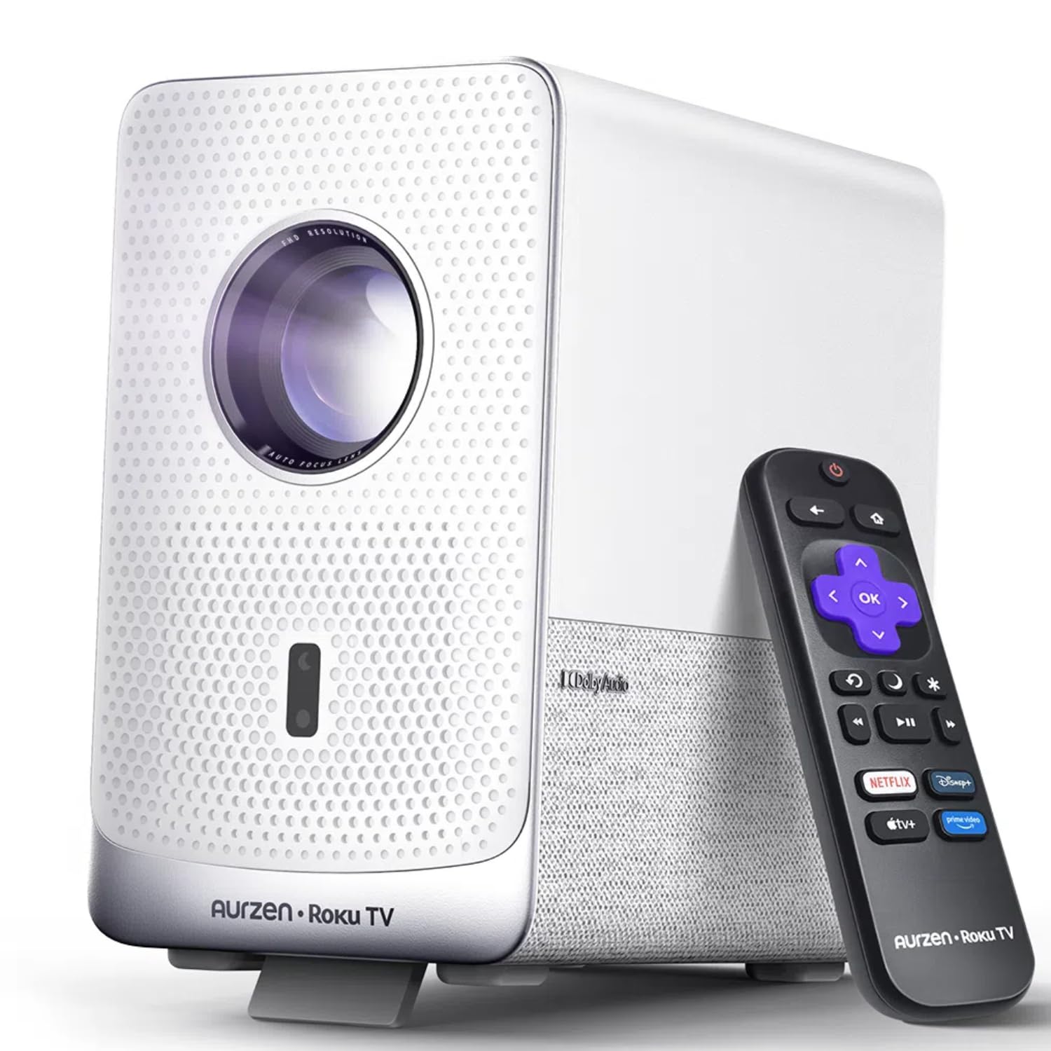 Aurzen D1R Cube Roku TV Smart Projector